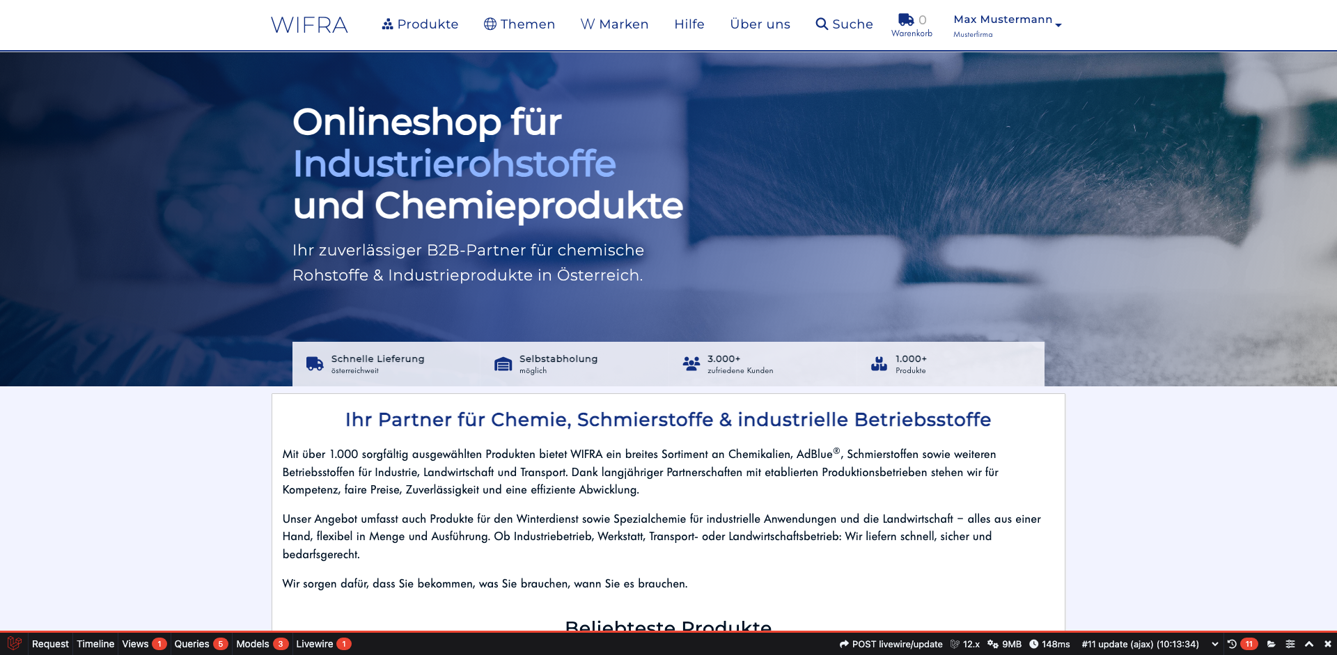 Schritt 3: Erfolgreich eingeloggt