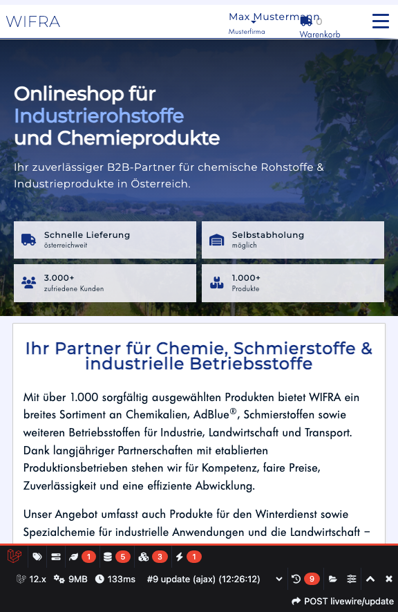 Schritt 3: Erfolgreich eingeloggt