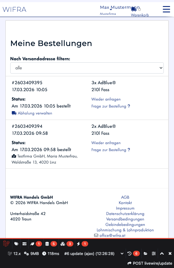 Schritt 6: Abholung verwalten