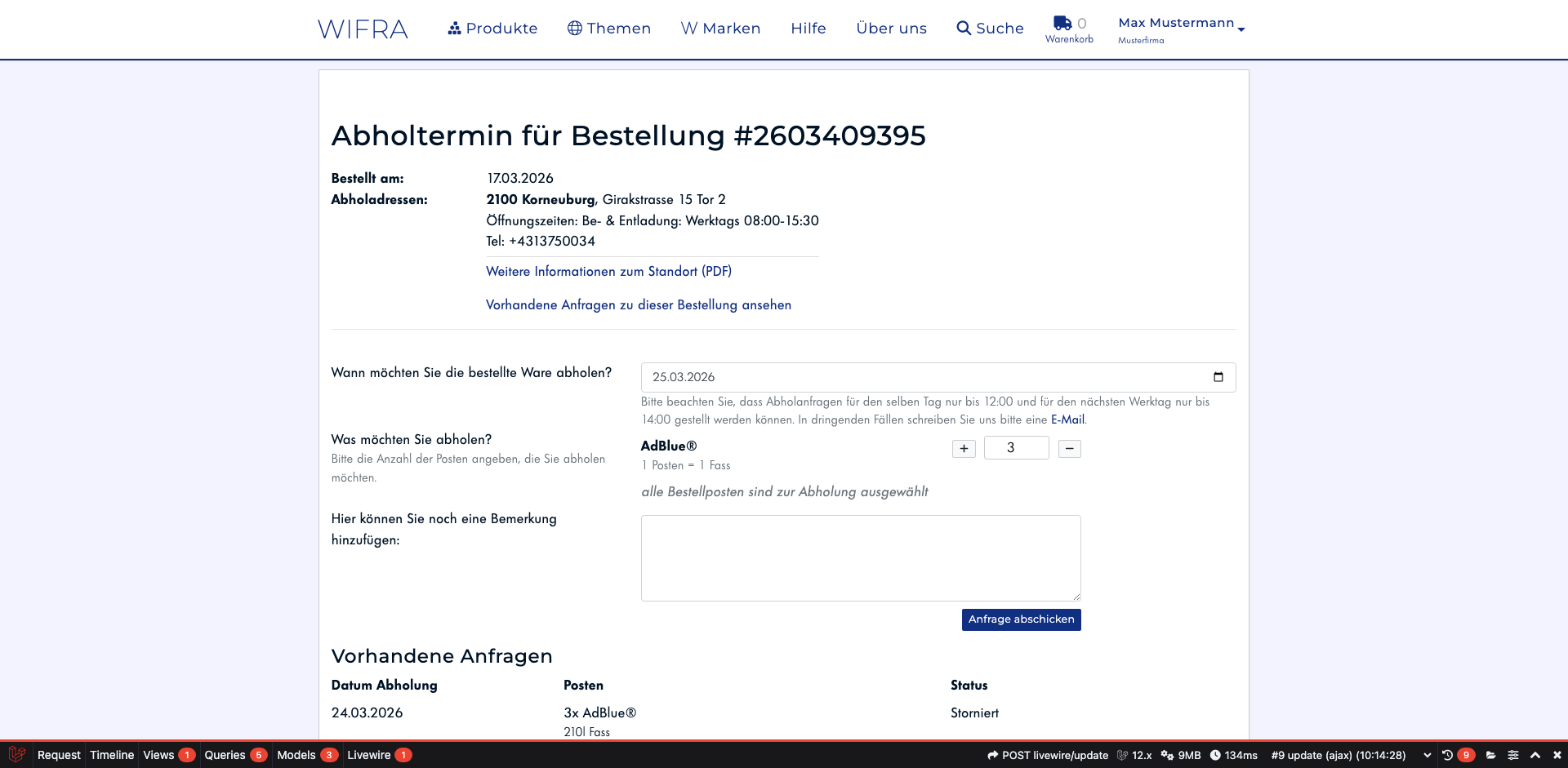 Schritt 9: Posten auswählen