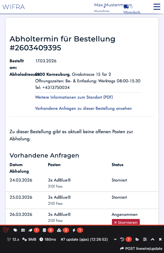 Schritt 9: Posten auswählen