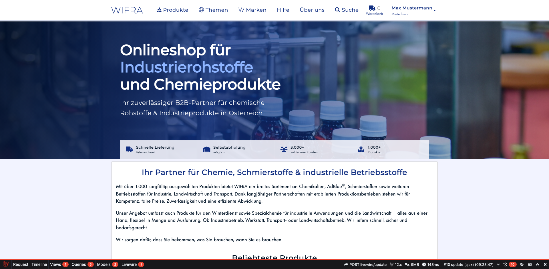 Schritt 3: Erfolgreich eingeloggt