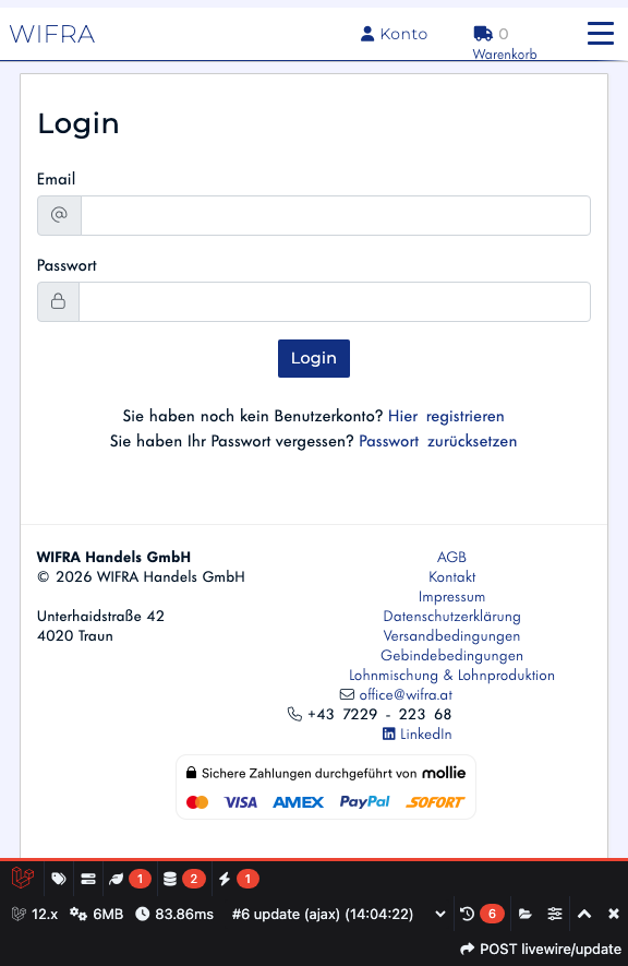 Schritt 1: Login-Seite öffnen