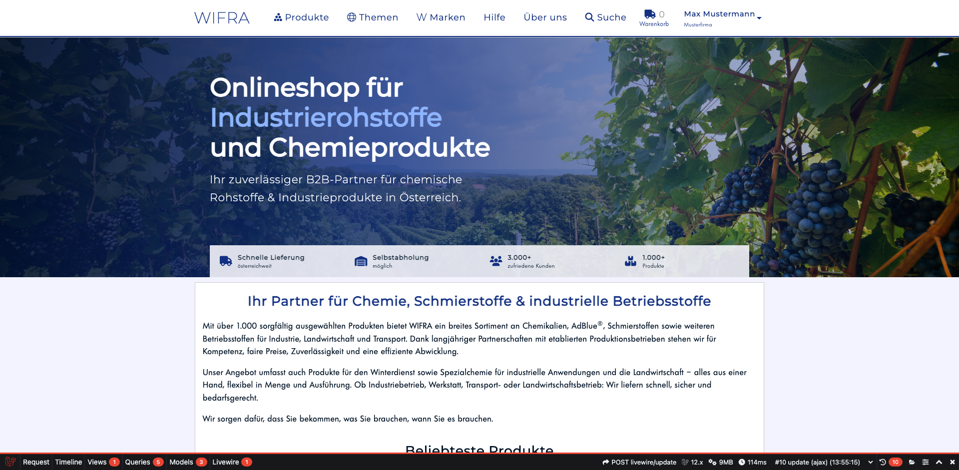 Schritt 3: Erfolgreich eingeloggt