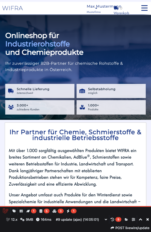 Schritt 3: Erfolgreich eingeloggt