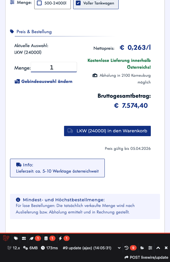 Schritt 7: In den Warenkorb legen