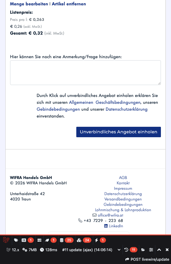 Schritt 13: Angebot einholen