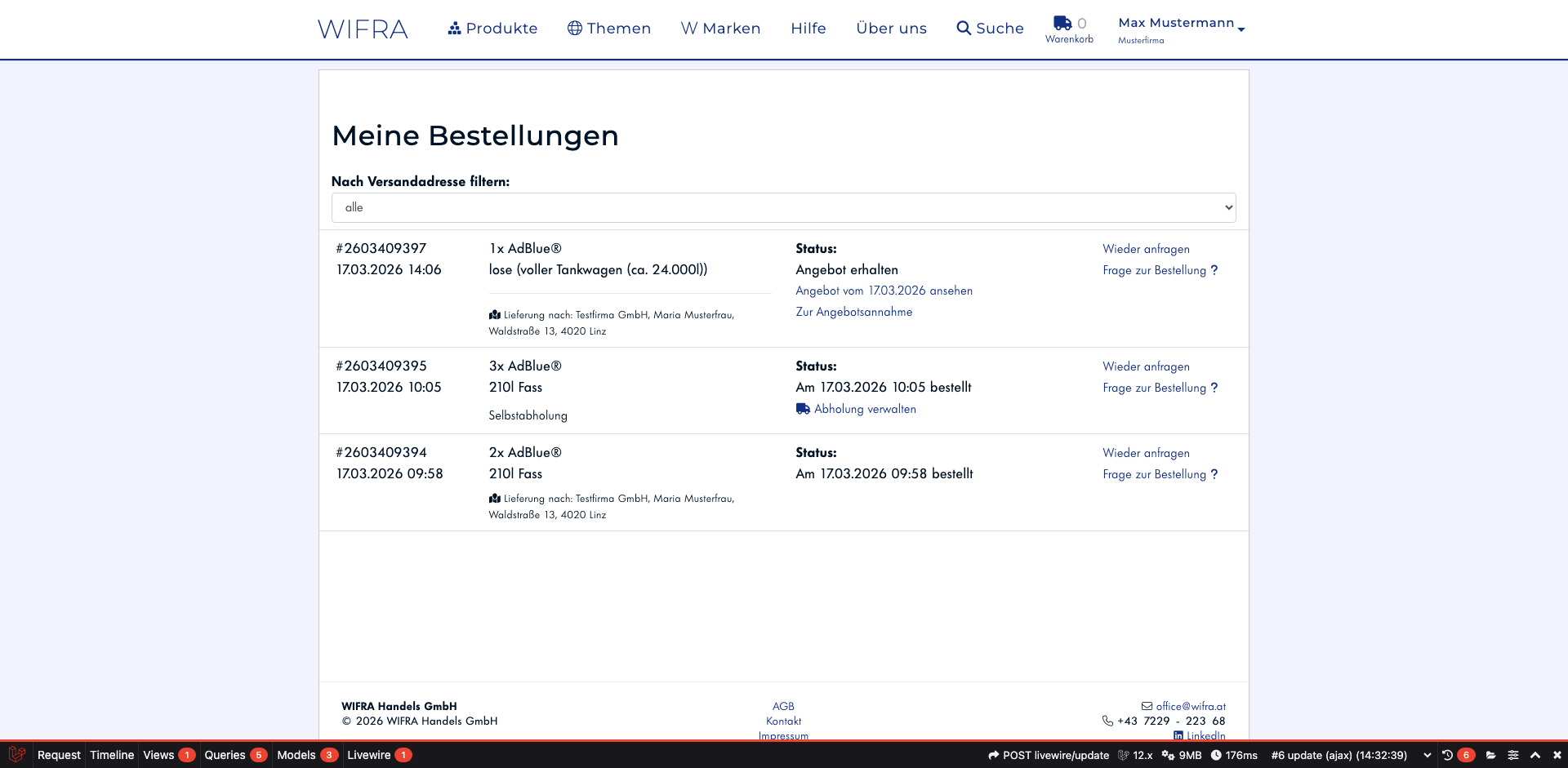 Schritt 17: Meine Bestellungen öffnen