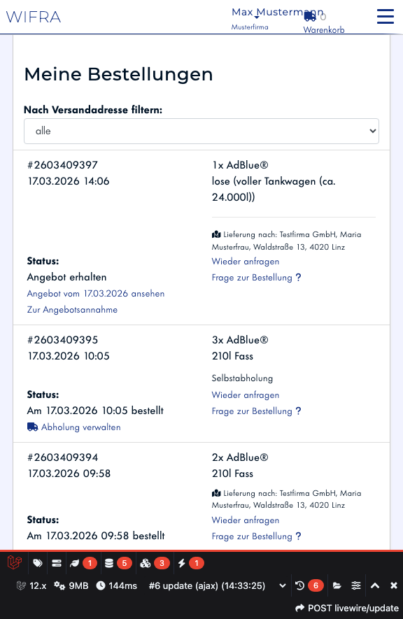 Schritt 18: Zur Angebotsannahme