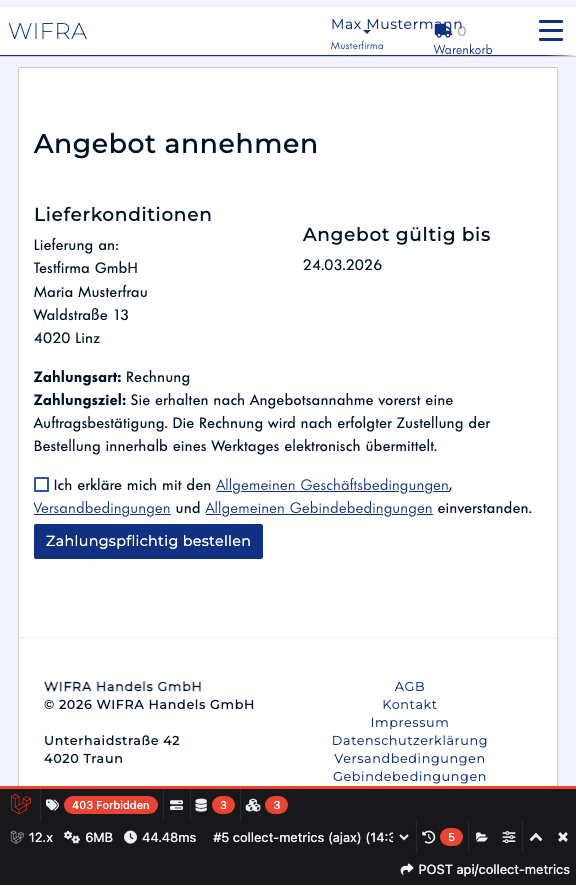 Schritt 19: Angebotsdetails prüfen