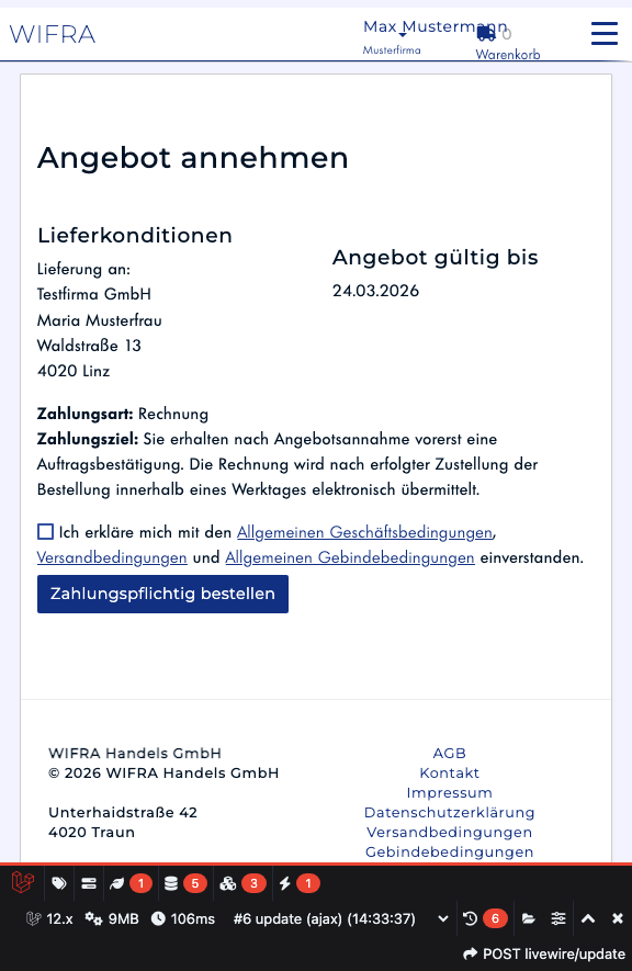 Schritt 20: AGB akzeptieren