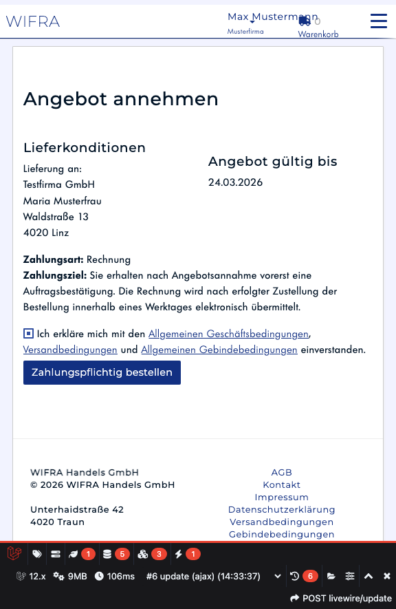 Schritt 21: AGB bestätigt