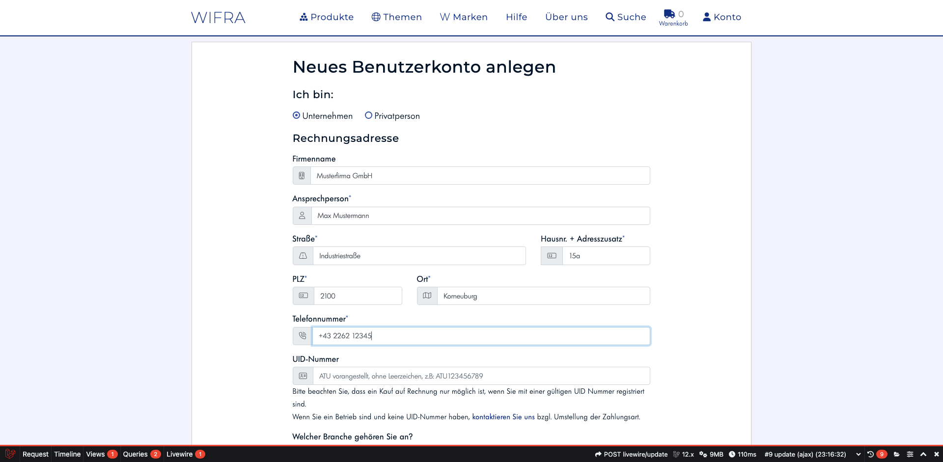 Schritt 7: Telefonnummer