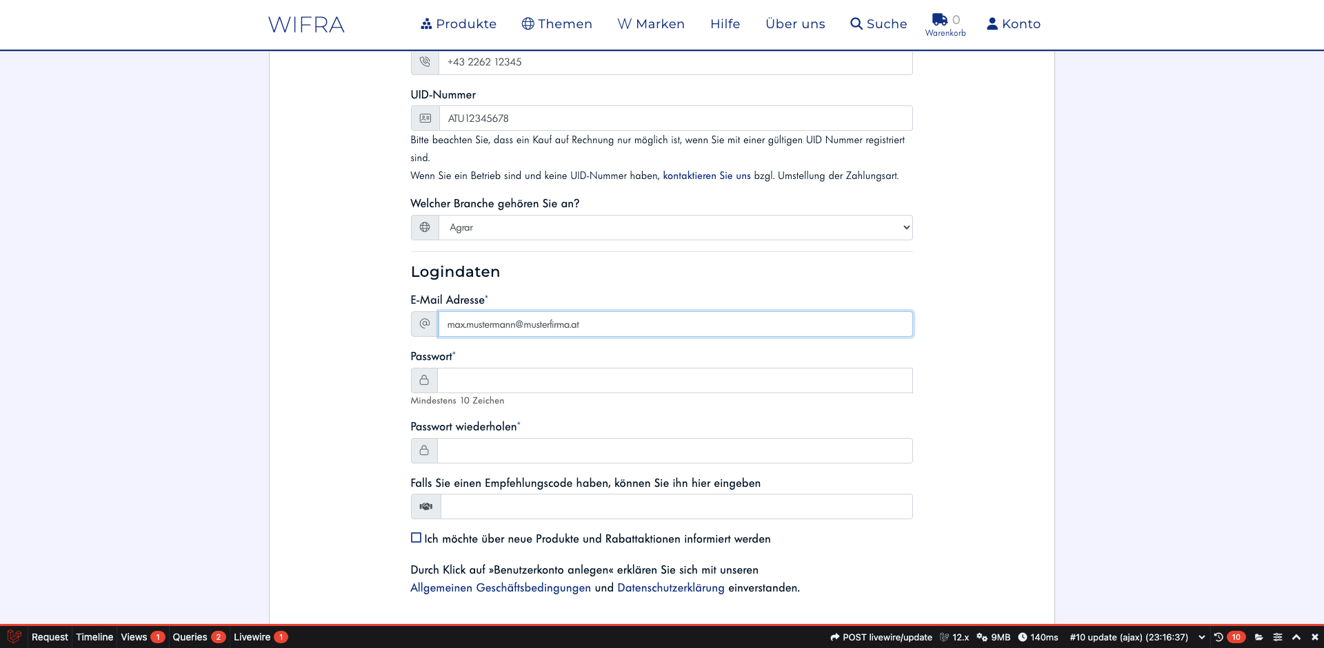Schritt 10: E-Mail-Adresse eingeben