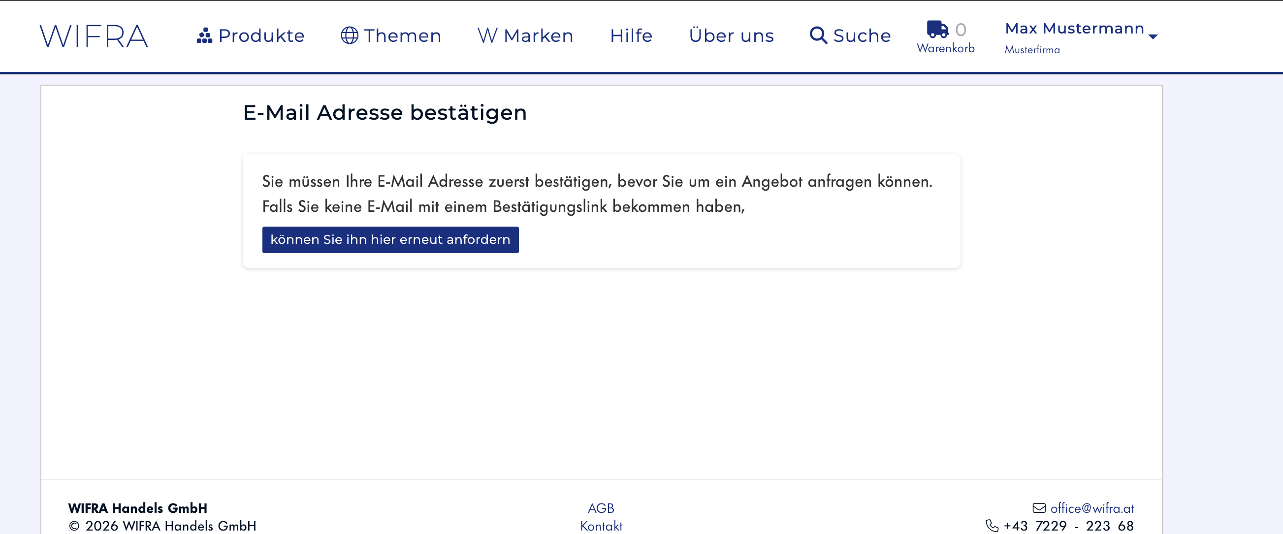 Schritt 14: Bestätigungs-E-Mail erhalten