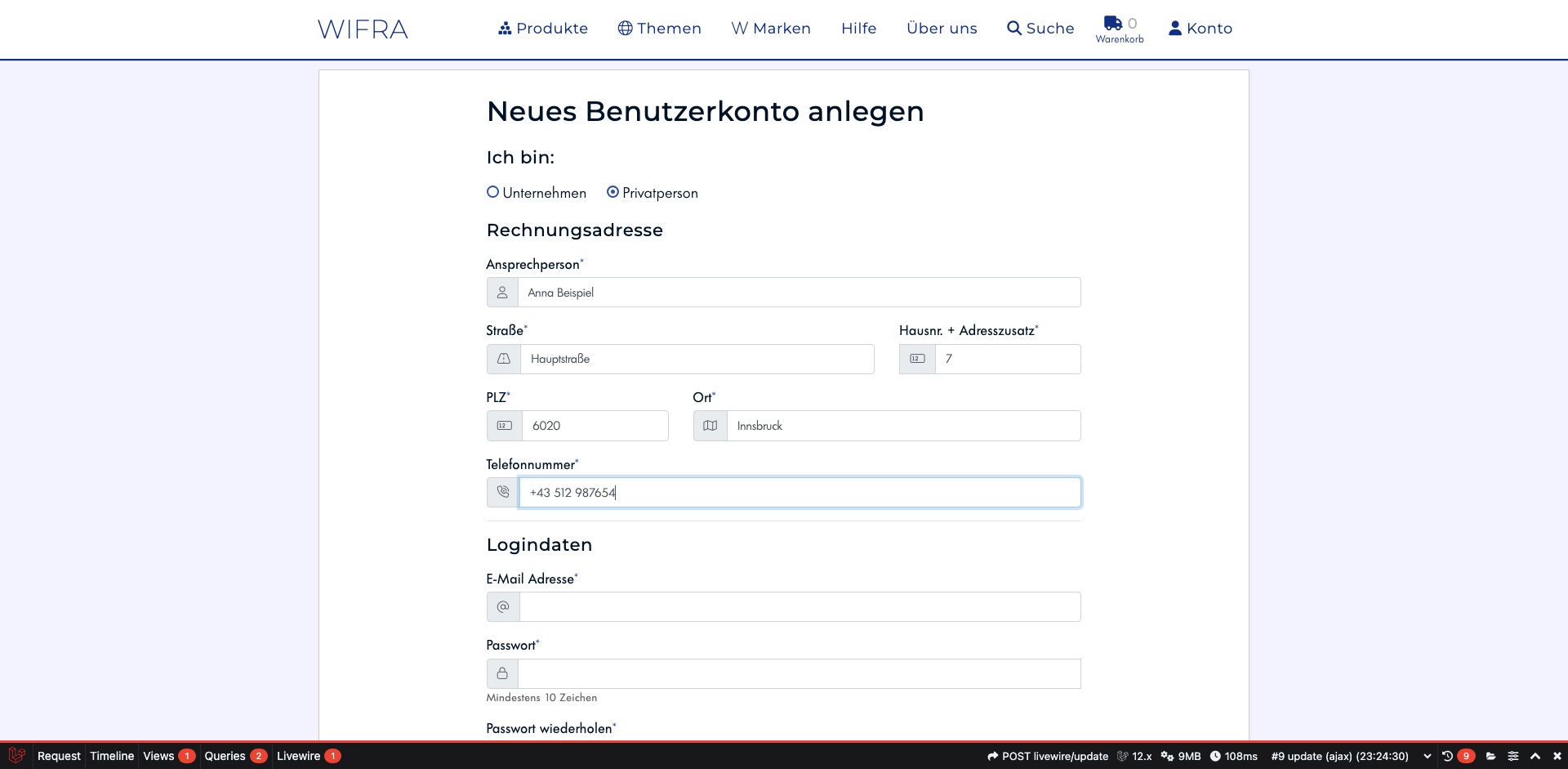 Schritt 6: Telefonnummer