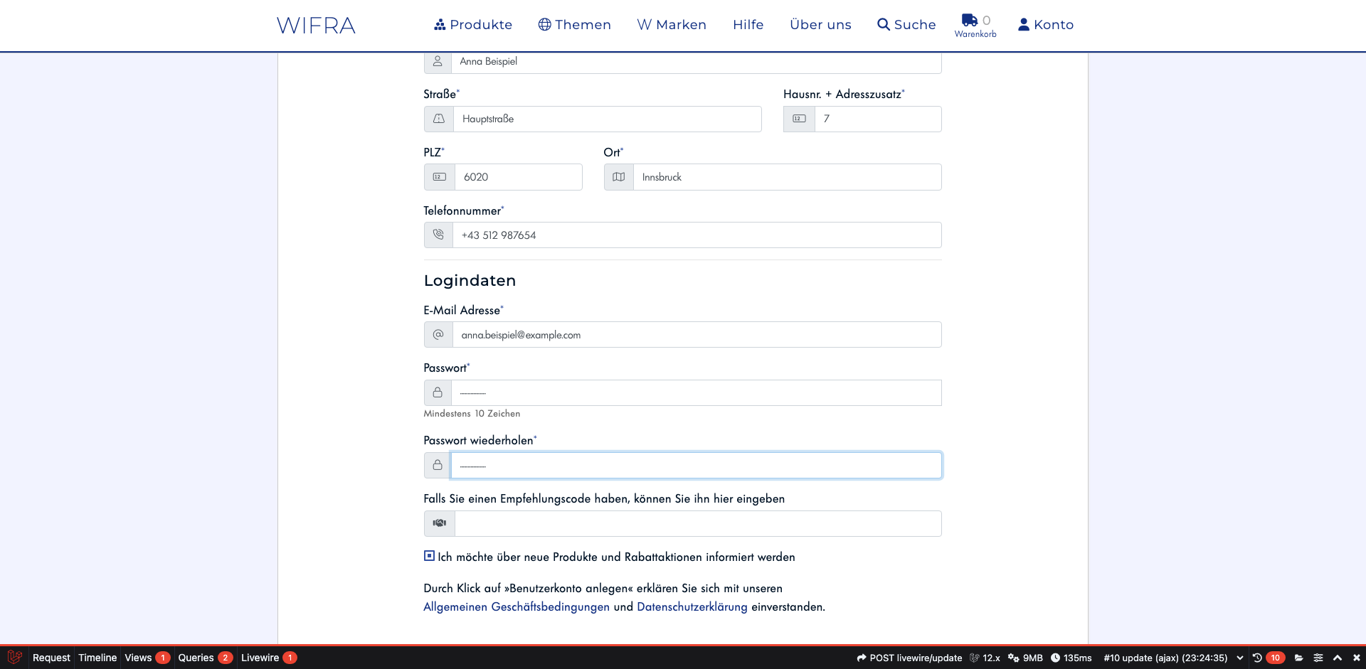 Schritt 9: Newsletter (optional)