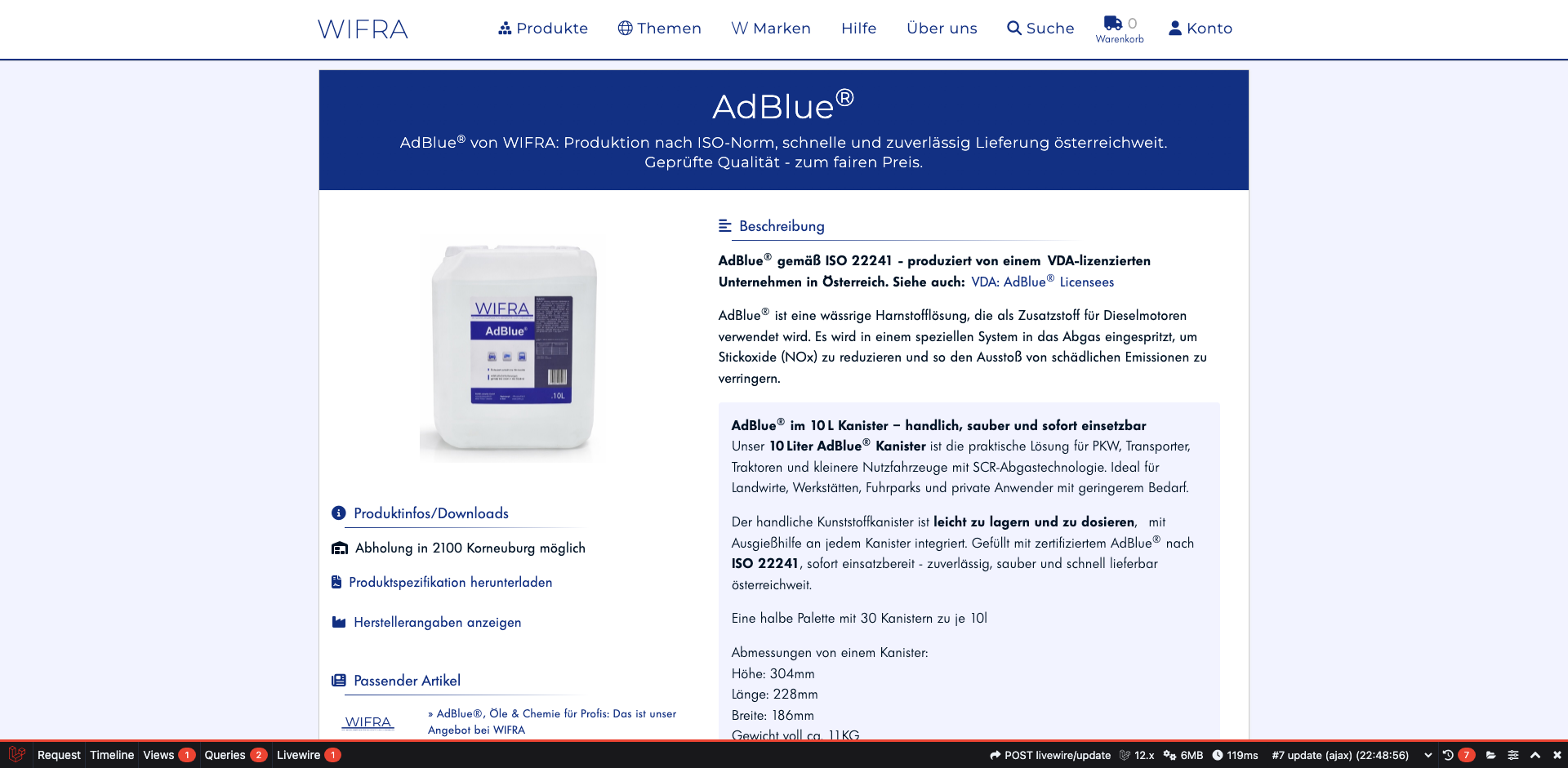 Schritt 1: Produktseite öffnen