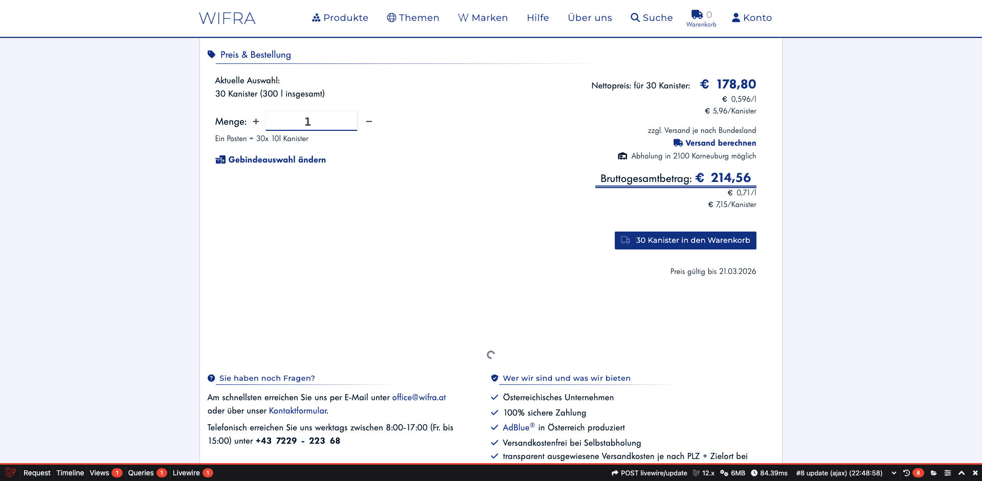 Schritt 2: Zum Warenkorb hinzufügen