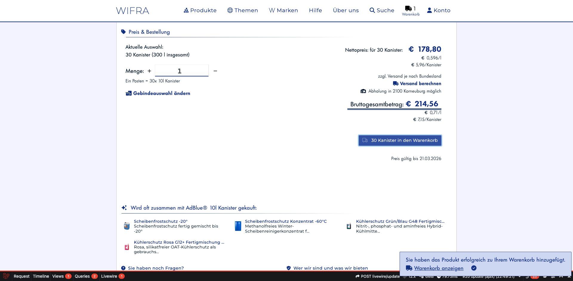 Schritt 4: Warenkorb-Symbol
