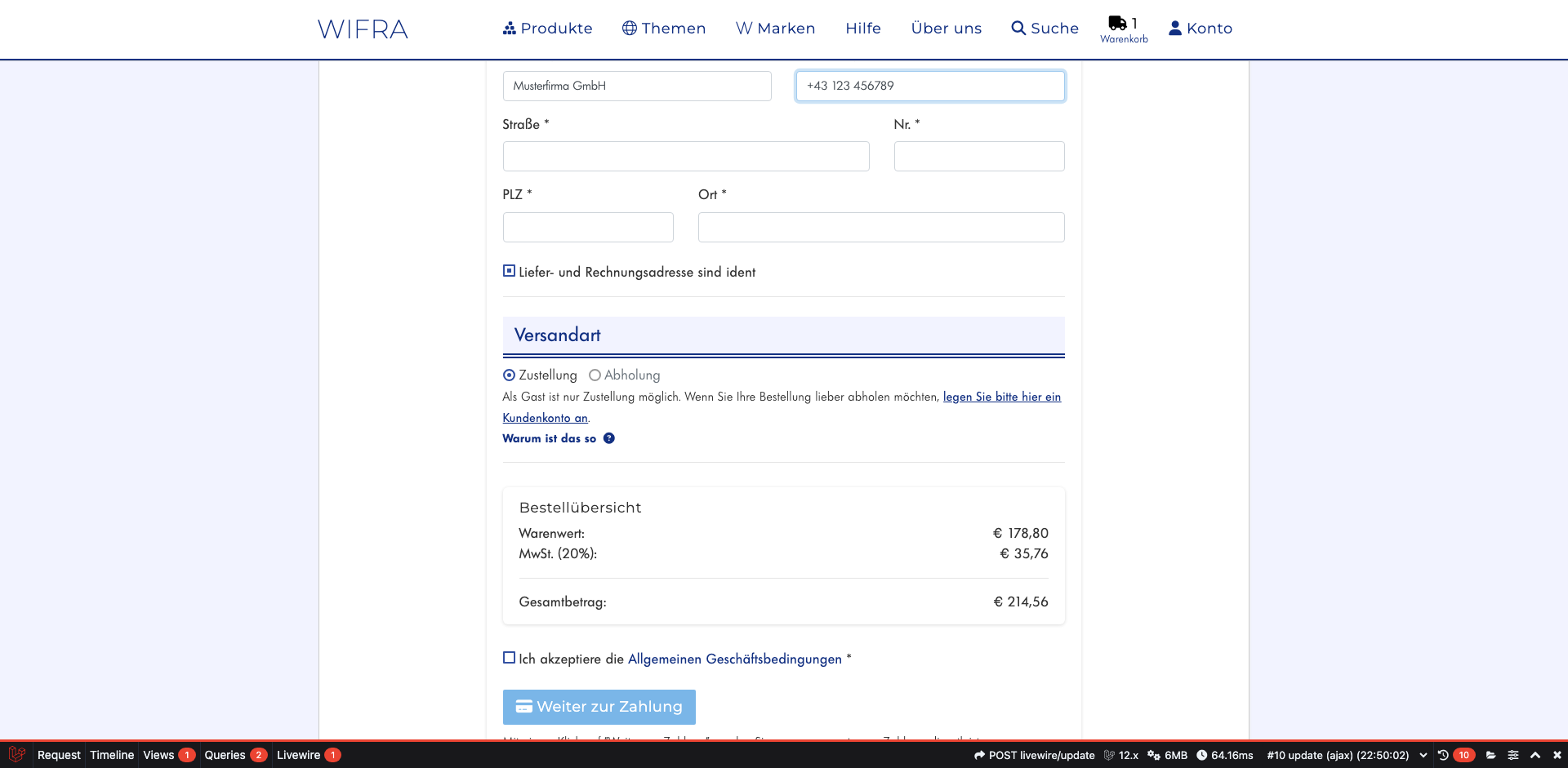 Schritt 9: Name & Kontaktdaten