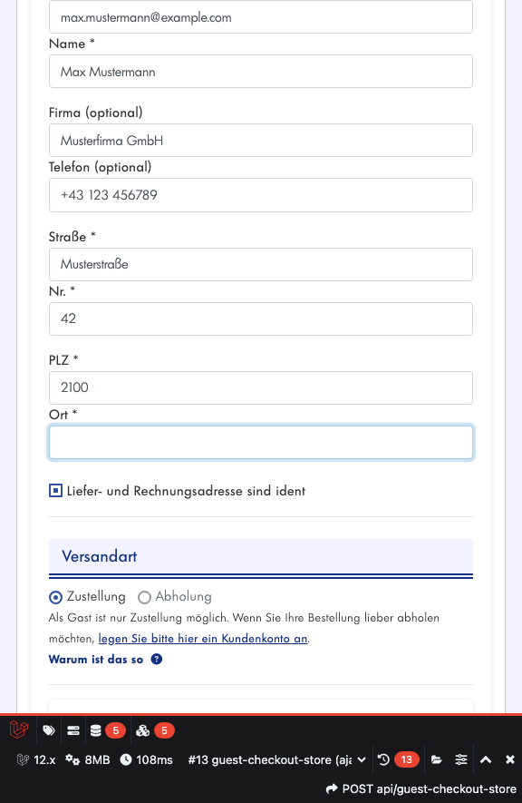 Schritt 10: AGB & Bedingungen