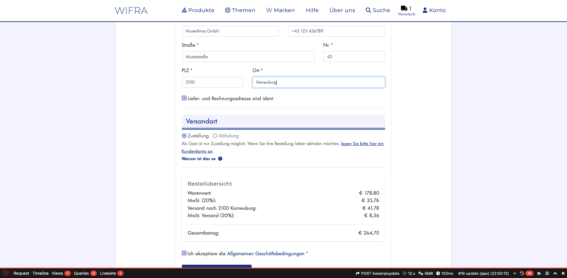 Schritt 12: AGB akzeptieren