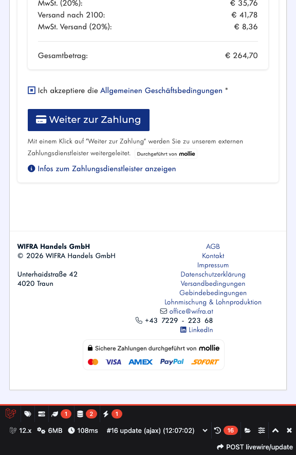 Schritt 13: Bestellung absenden