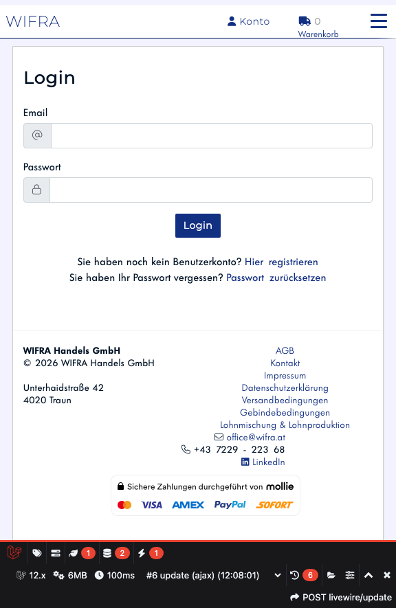 Schritt 1: Login-Seite öffnen