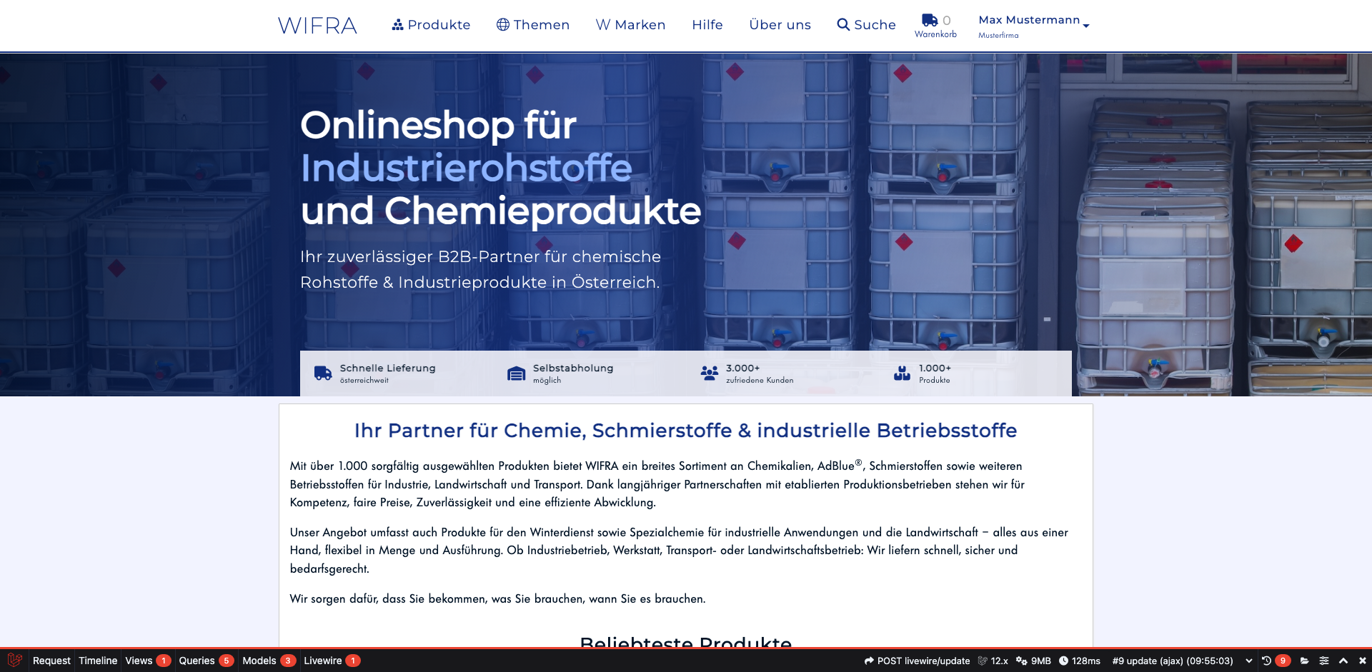 Schritt 3: Erfolgreich eingeloggt